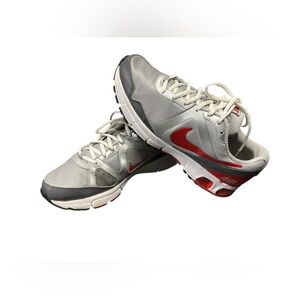 Nike Air Max Red and White Athletic Shoes Mens size 9.5